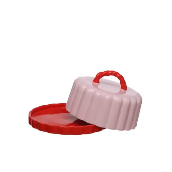 Pink & Red Ceramic Pastry Carrier by Ashland&reg; {3}