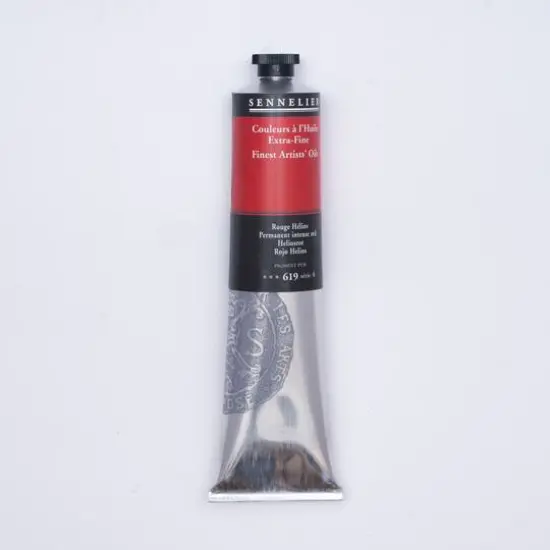 Sennelier Extra Fine Artists' Oil Paint, 200mL Permanent Intense Red S4 {1}