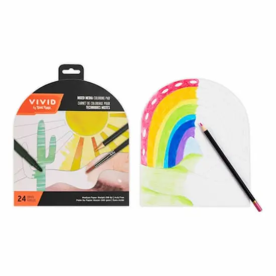 VIVID by Brea Reese&reg; Boho Mixed Media Coloring Pad {3}