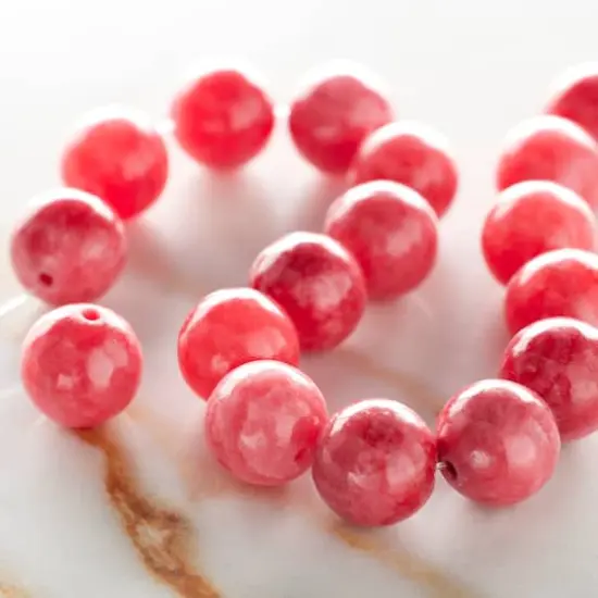 Coral Round Stone Beads, 10mm by Bead Landing&trade; {3}