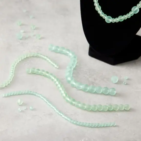 Matte Glass Round Beads by Bead Landing&trade; Green {3}