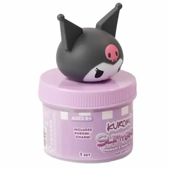 Kuromi&trade; SlimyGloop&reg; 8oz. Purple & White Cake Scented Slime {5}