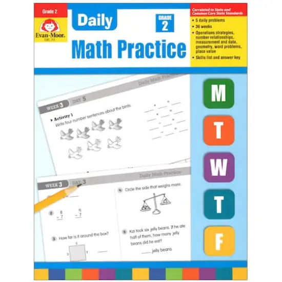 Evan Moor&reg; Daily Math Practice, Grade 2 {1}