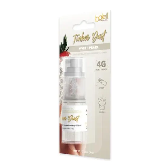 Bakell&reg; Tinker Dust Edible Glitter White Pearl {7}