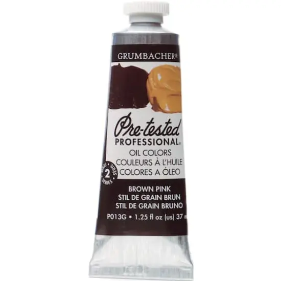Grumbacher&reg; Pre-Tested Professional&reg; Oil Color Paint, 37mL Brown Pink {1}