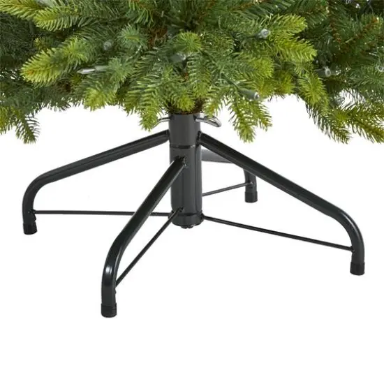 4ft. Pre-Lit North Carolina Fir Artificial Christmas Tree, Clear LED Lights {5}