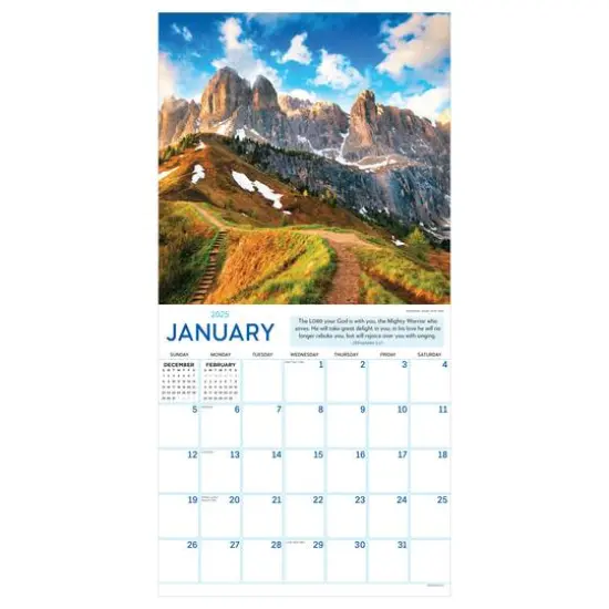 TF Publishing 2025 Paths to God Wall Calendar {6}