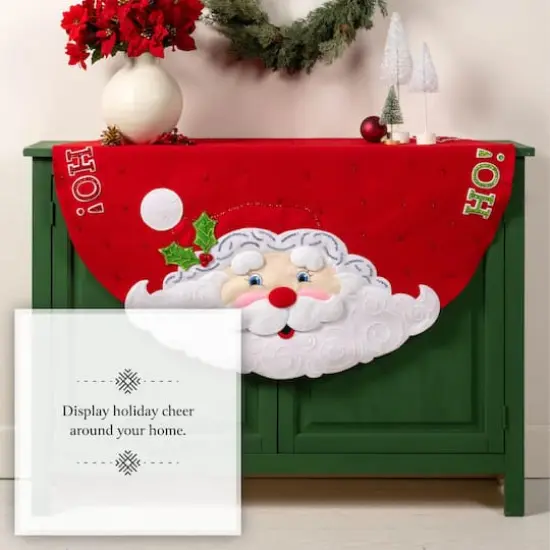 Bucilla&reg; Jolly Santa Felt Tree Skirt Kit {4}