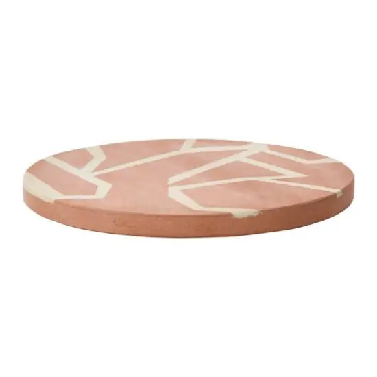 Hello Honey&reg; 10" Terracotta Round Sandstone Trivet {8}