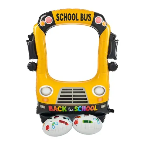 AirLoonz&reg; 56" School Bus Foil Balloon {1}