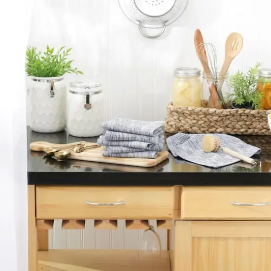 DII&reg; Recycled Cotton Dishcloth Set Navy {5}