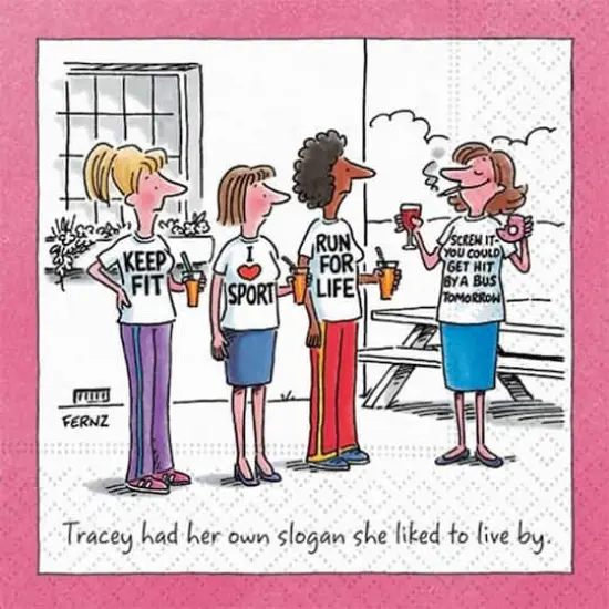 JAM Paper Slogan To Live By Cocktail Napkins, 40ct. {1}