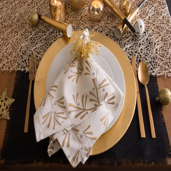 DII&reg; Black Jute Placemat (Set of 6) {4}