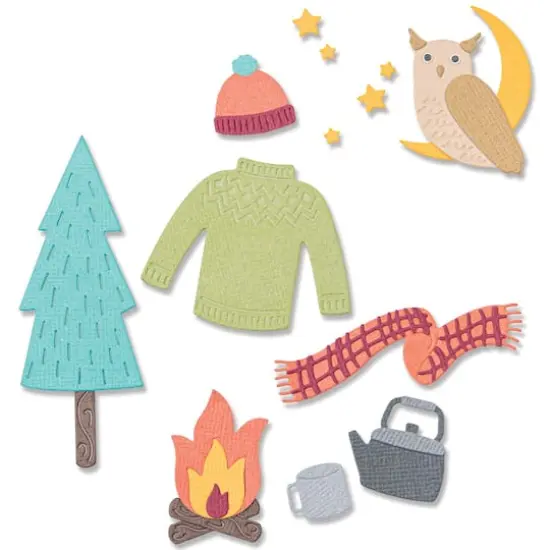 Sizzix&reg; Thinlits&trade; Jennifer Ogborn Cozy Woodland Die Set {3}