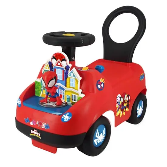 Kiddieland Marvel&reg; Lights n' Sounds Spidey Adventure Ride-On {1}