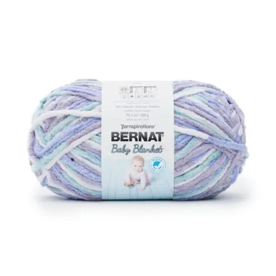 Bernat&reg; Baby Blanket&trade; YarnPosy Purple {1}