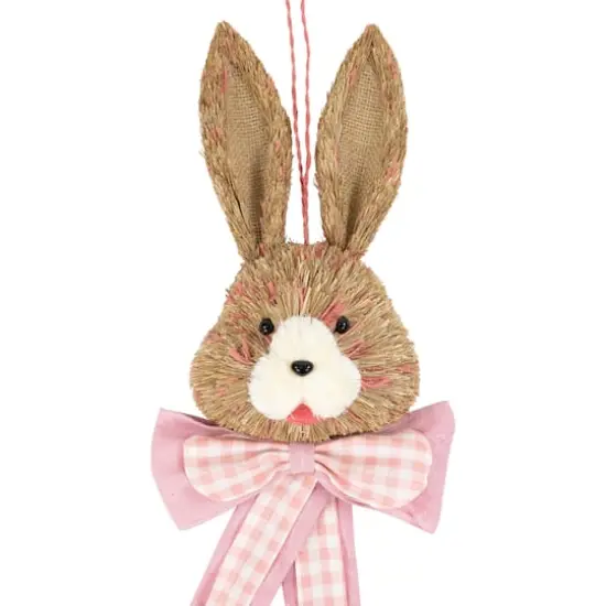 21" Easter Bunny with Bow Hanging Wall Decoration {5}