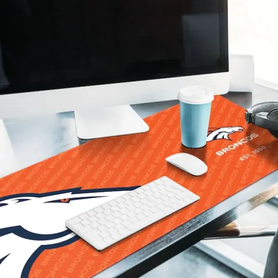 Logo Series Desk Pad Denver Broncos {5}
