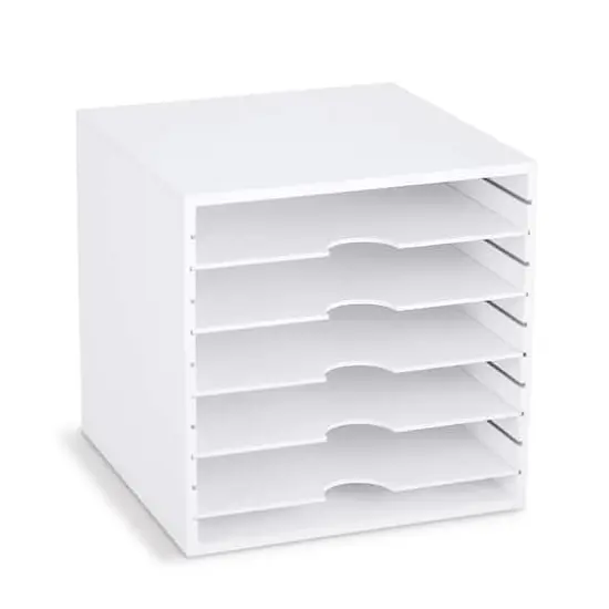 16" White Modular 5-Panel Cube by Simply Tidy&reg; {1}