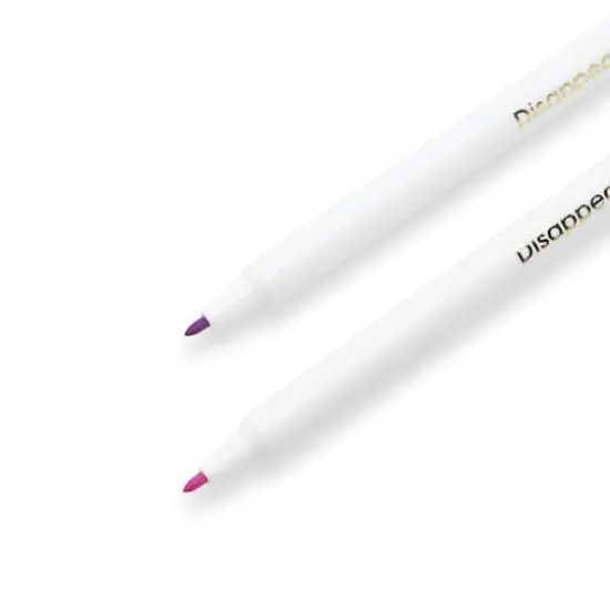 Dritz&reg; Pink and Purple Disappearing Ink Marking Pens, 2ct. {3}