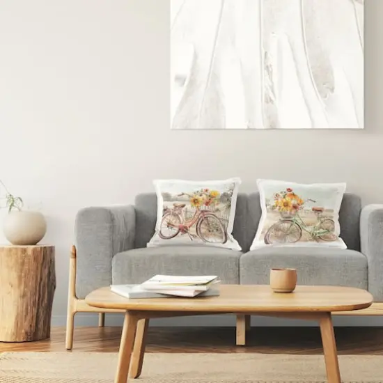 Stupell Industries Rustic Autumnal Bicycles Decorative Printed Throw Pillow {3}