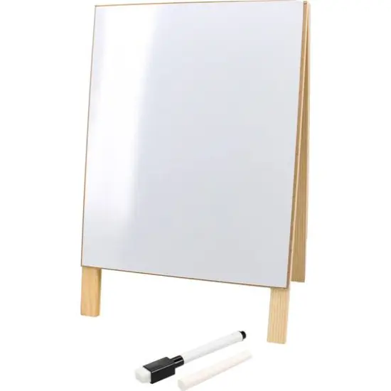 Hampton Art&trade; Dry Erase Chalk Easel with Marker & Chalk {4}