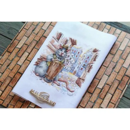 MP Studia Italian Streets Cross Stitch Kit {6}