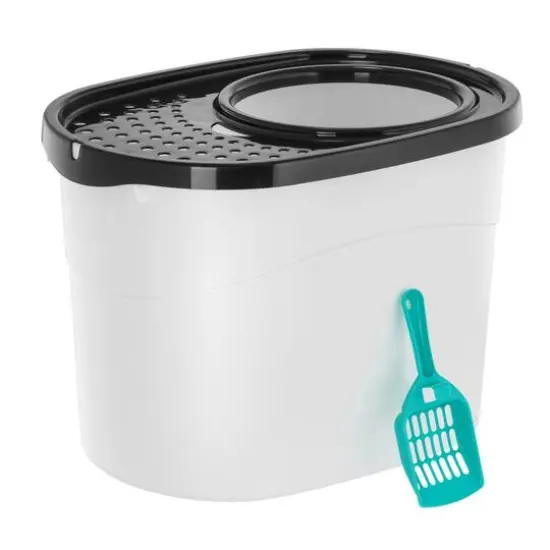 IRIS&reg; 50qt. Cat Litter Box with Top Entry Lid {1}