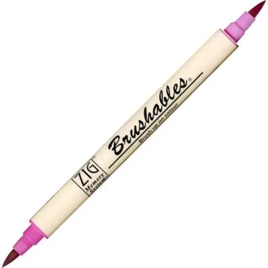 ZIG Memory System&reg; Brushables&reg; Dual-Tip Marker Pure Pink {1}