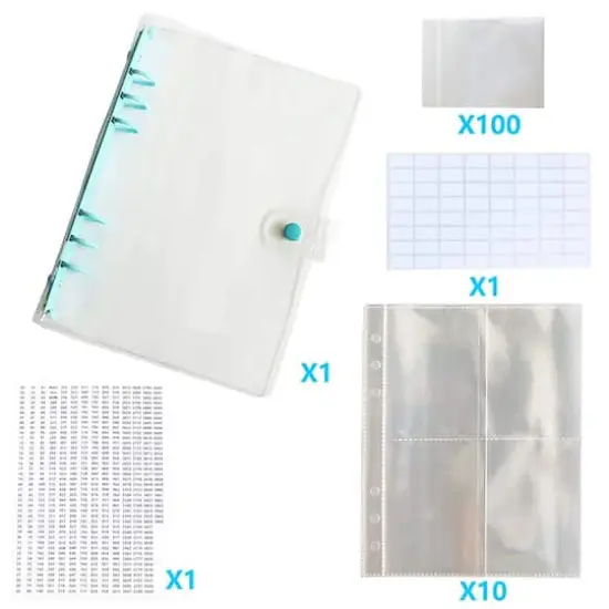 Sparkly Selections Blue Diamond Storage Folder Accessory Kit {1}