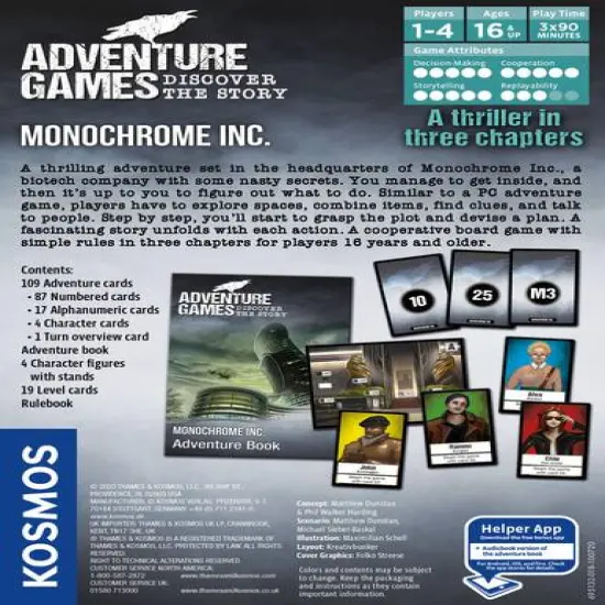 Thames & Kosmos Adventure Games: Monochrome Inc. {3}
