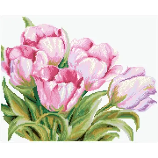 Diamond Dotz&reg; Intermediate Tulip Swathe Diamond Painting Kit {3}