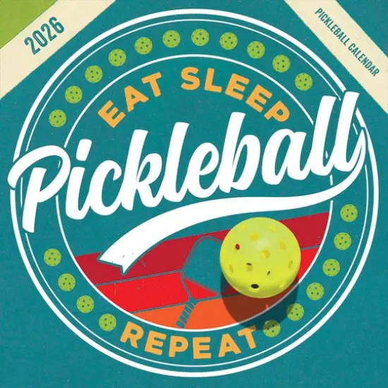 2026 Pickleball is Life Wall Calendar {1}