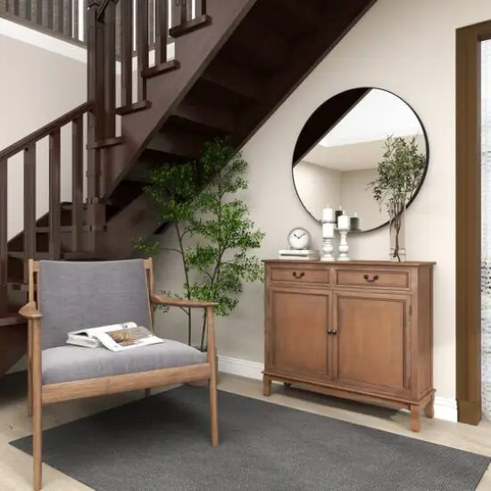 Mango Wood Traditional Candle Holder Set White {19}