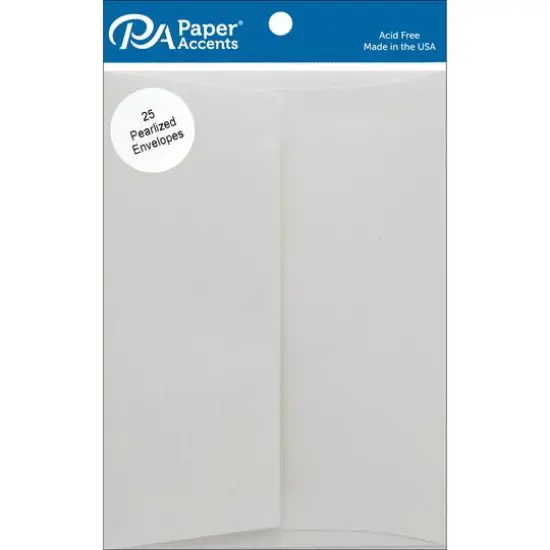 PA Paper&trade; Accents 5.25" x 7.25" Pearlized Envelopes, 25ct. {1}