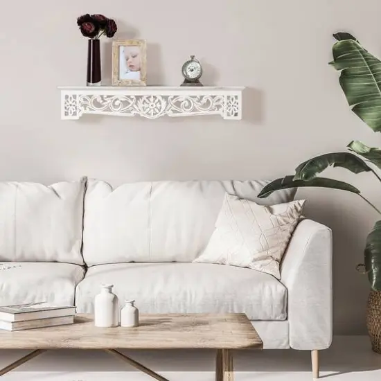 Habitat Morris 30" White Ledge Shelf {6}