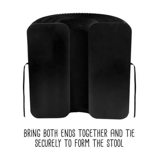 Honey Can Do Black Foldable Paper Stool {8}