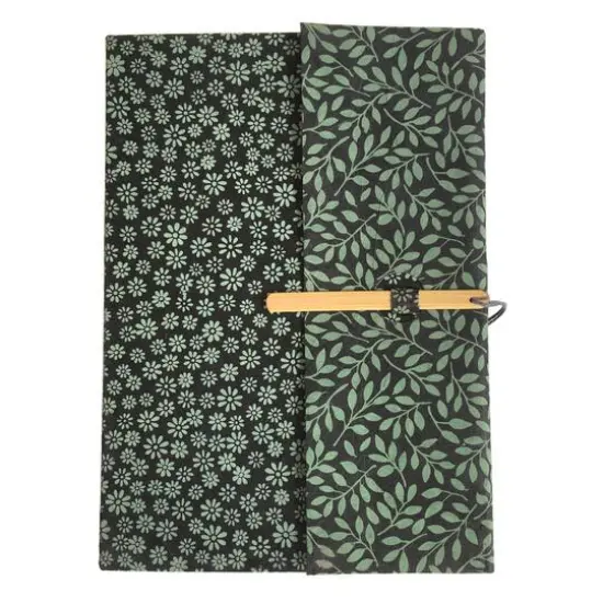 Lama Li Wanderer Hardcover Handmade Journal Aqua {1}