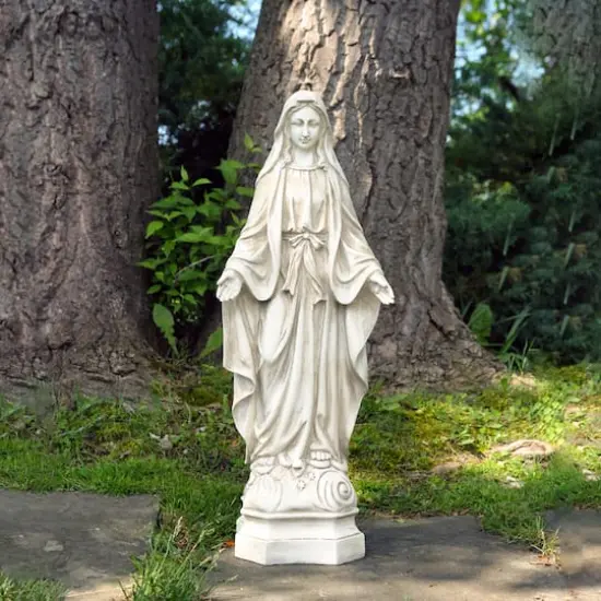 28.25" Religious Standing Virgin Mary Outdoor Garden Statue {3}