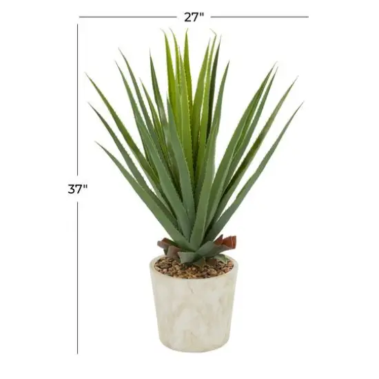 3ft. Potted Contemporary Aloe Artificial Foliage {7}