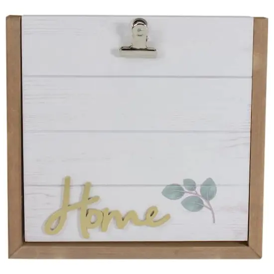 8.5" "Home" Table Top Photo Clip Frame With Hinge Design D&eacute;cor {1}