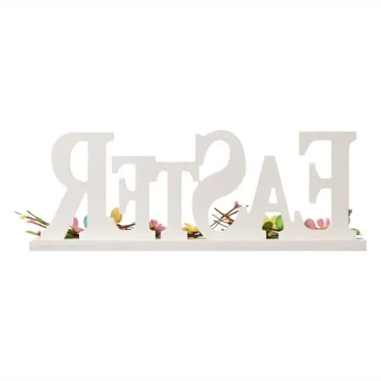 Glitzhome&reg; 16" Wooden Easter Table D&eacute;cor {5}