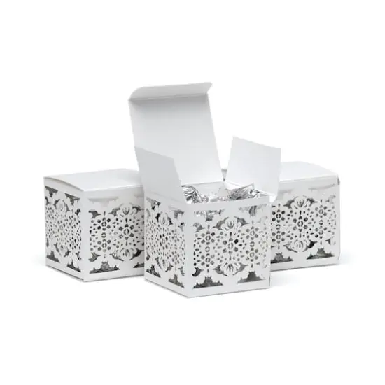 Hortense B. Hewitt Co. Lace Laser Cut Favor Box {1}