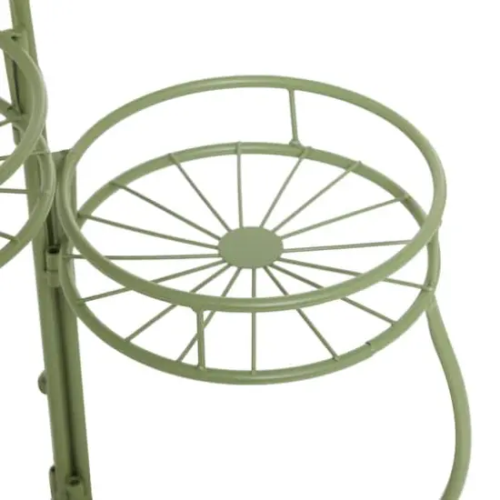 Green Iron Transitional Plantstand, 21" x 19" x 18" {4}