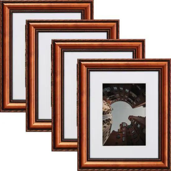 4 Pack Craig Frames Victoria Copper Picture Frame with Mat {7}