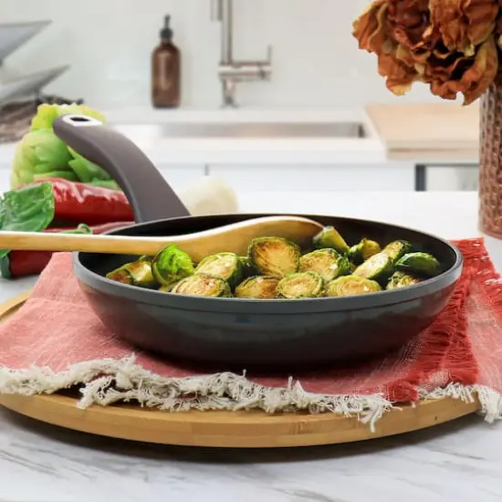 Martha Stewart Everyday 8" Sharkey Gray Aluminum Nonstick Frying Pan {7}
