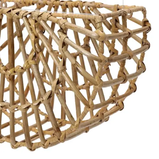 Hello Honey&reg; Natural Mesa Woven Cane Wall Pocket {4}