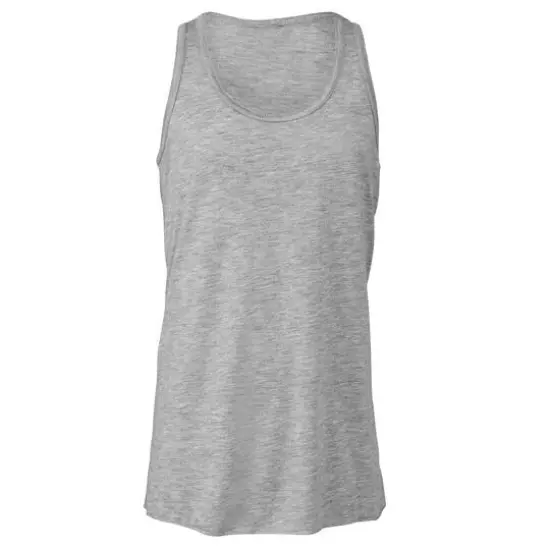 BELLA+CANVAS&reg; Youth Flowy Racerback Tank Athletic Heather {1}