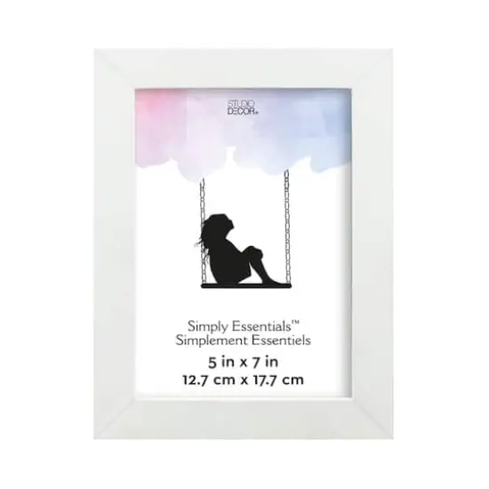 Simply Essentials&trade; Linear Frame by Studio D&eacute;cor&reg; White {1}
