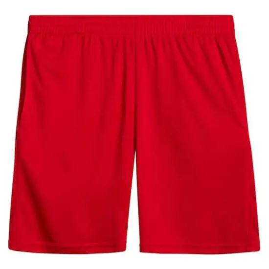 Galaxy by Harvic Boys Active Mesh Basketball Shorts Red {1}